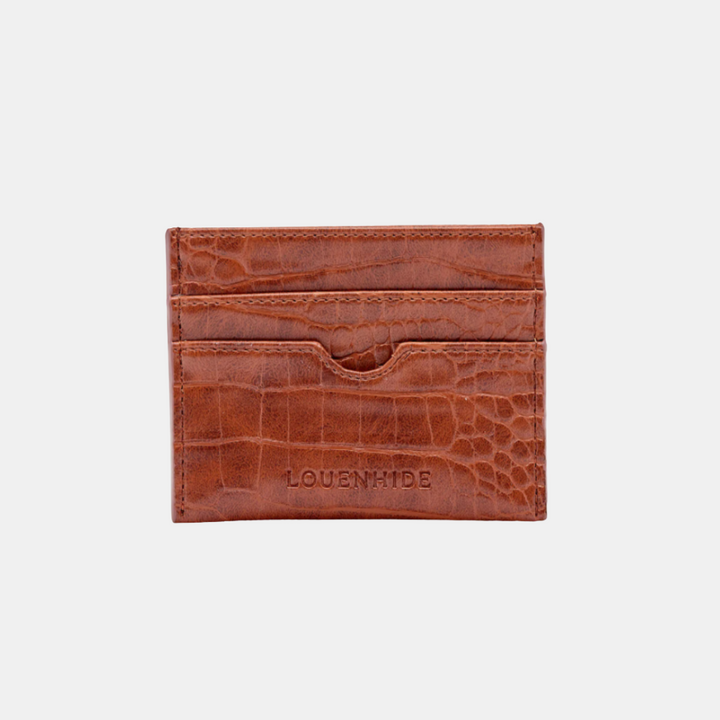 Louenhide | Ava Cardholder - Croc Tan | Shut the Front Door