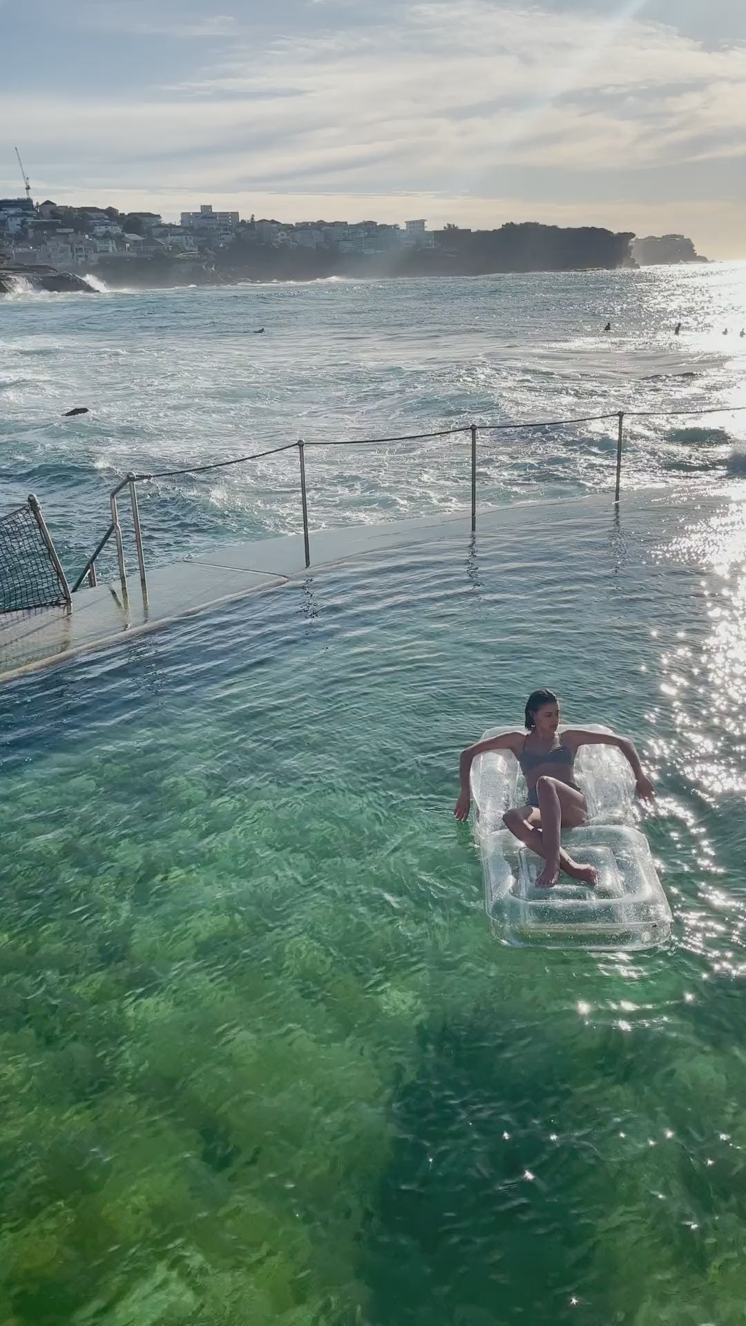 Sunnylife | Inflatable Lilo Chair - Glitter | Shut the Front Door