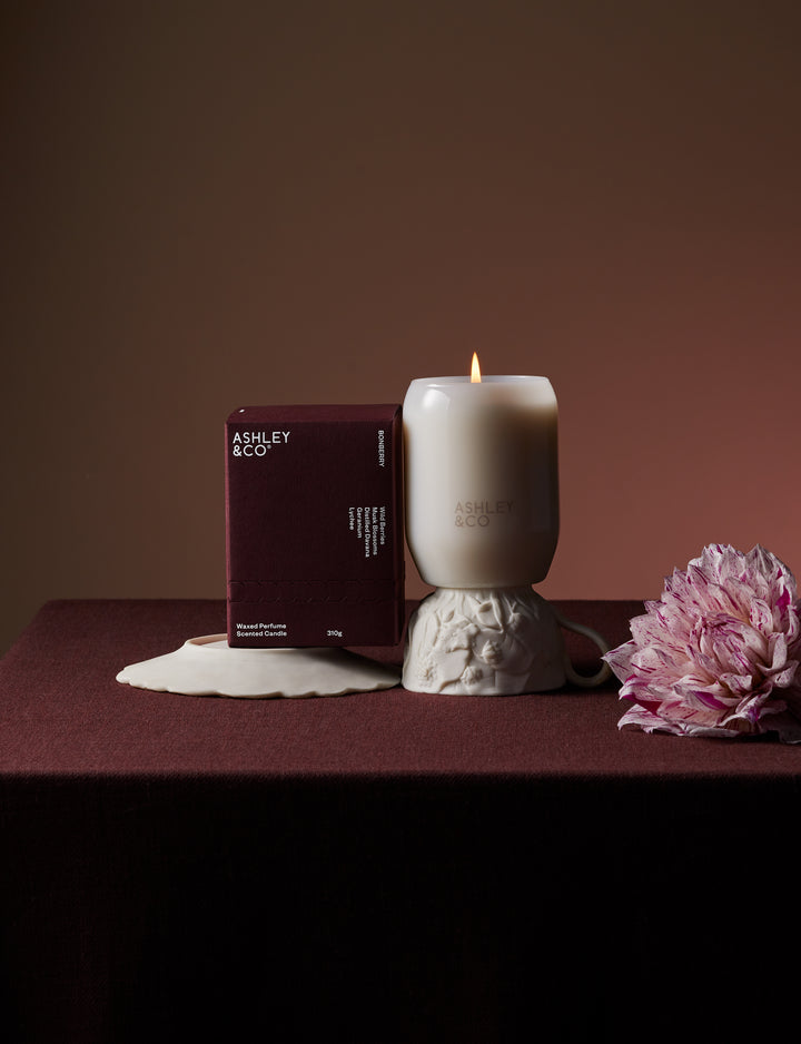 Ashley & Co | Waxed Perfume Candle - Bonberry | Shut the Front Door