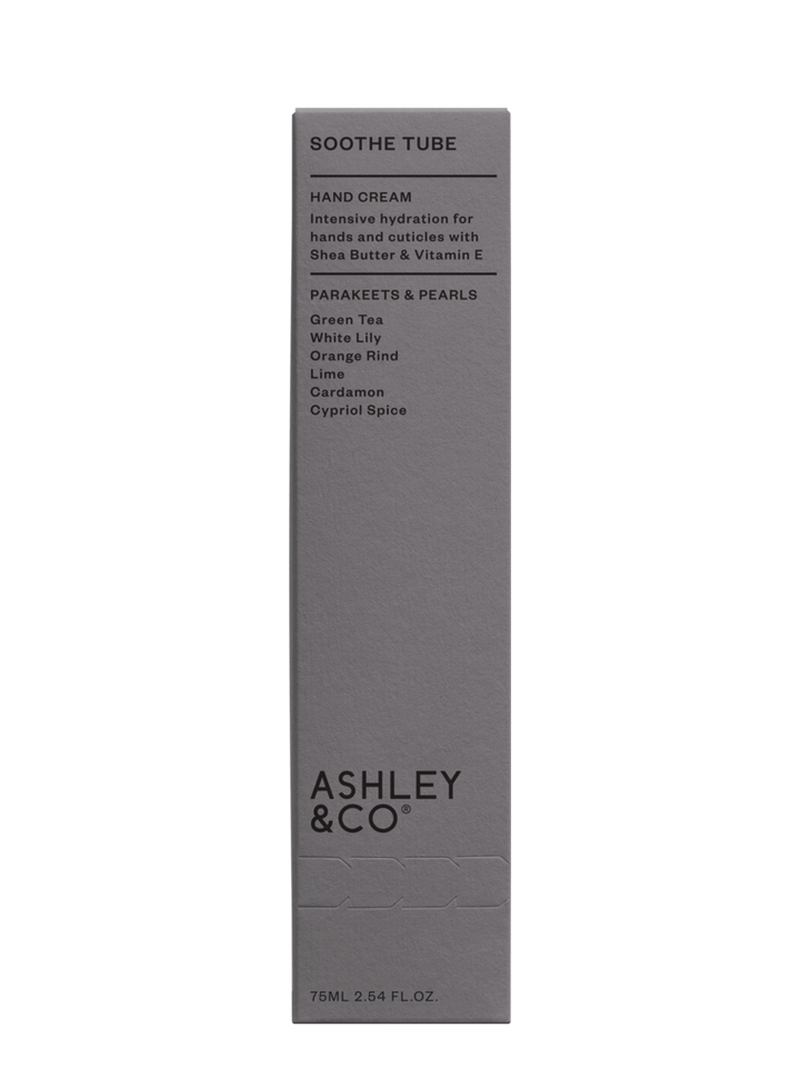 Ashley & Co | Soothe Tube Intensive Hand Hydration - Parakeets & Pearls | Shut the Front Door