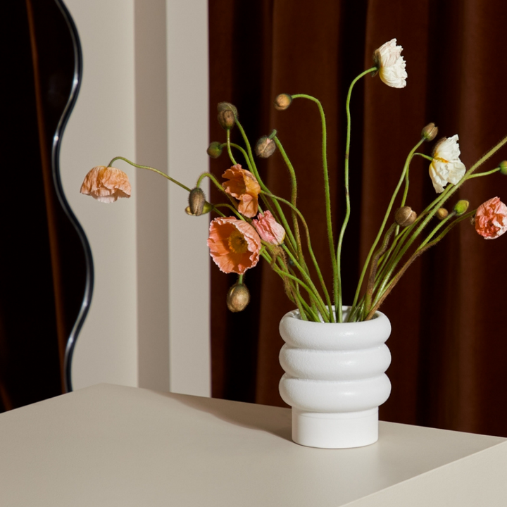 Middle of Nowhere | Alder Planter Small - Snow | Shut the Front Door