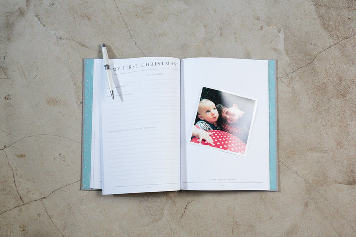 Write to Me Stationery | Baby Journal - Birth to Five Years Grey | Shut the Front Door