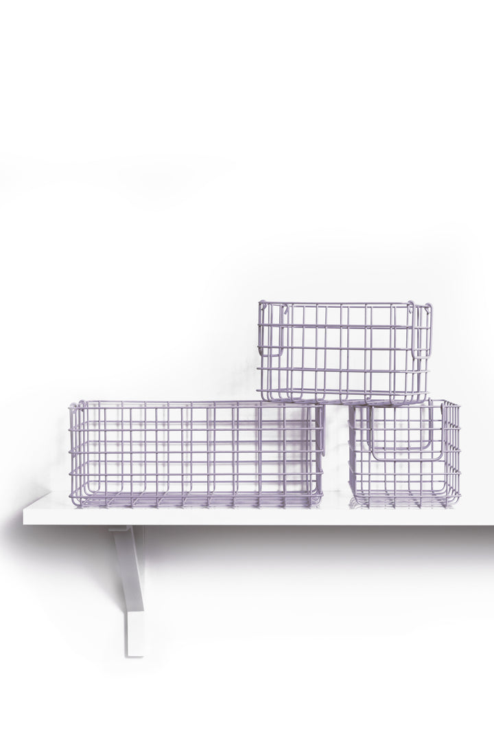 Mustard | Basket Large - Lilac | Shut the Front Door
