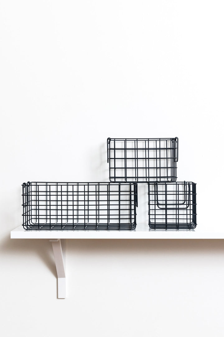 Mustard | Basket Small - Slate | Shut the Front Door