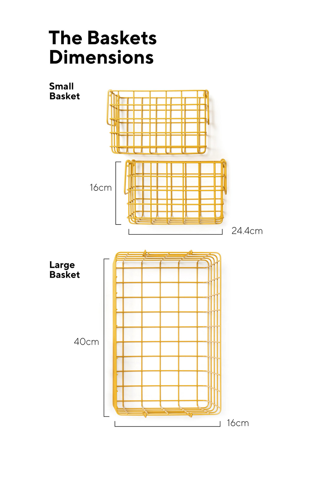 Mustard | Basket Small - Mustard | Shut the Front Door