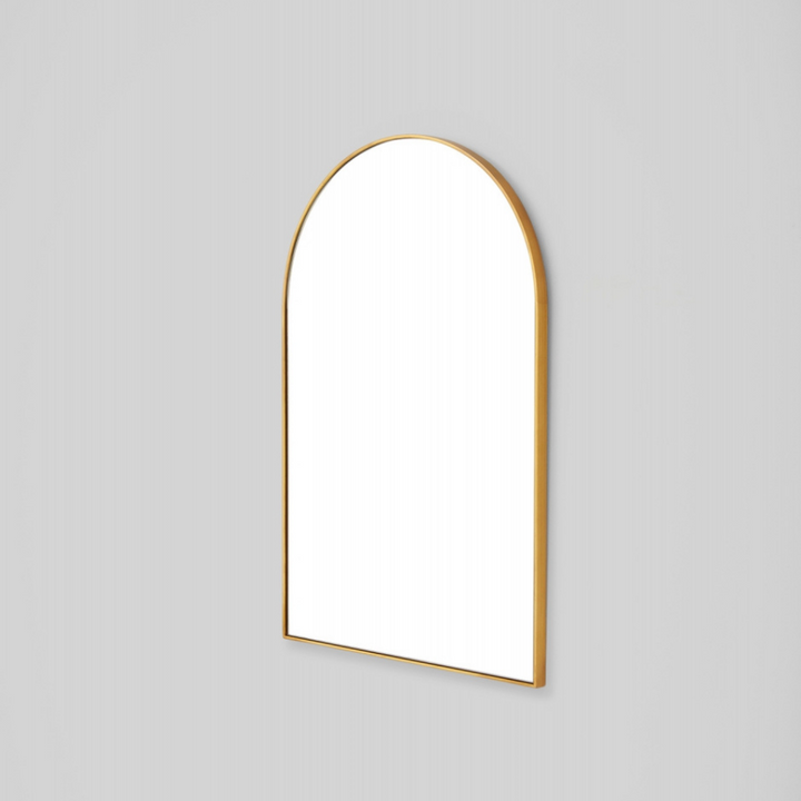 Middle of Nowhere | Bjorn Arch Mirror Brass 55x85cm | Shut the Front Door