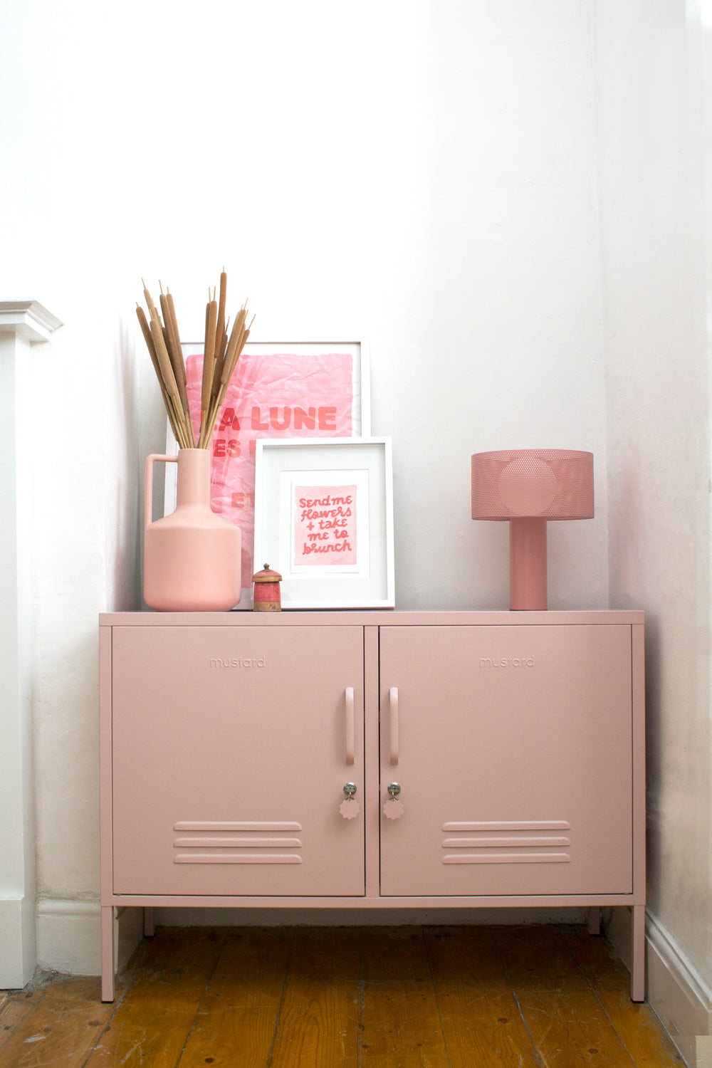 Mustard | Lowdown Locker - Blush | Shut the Front Door