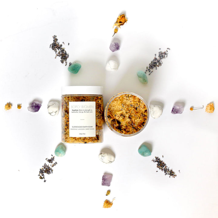 Bopo Women | Surrender Bath Soak - Lavender Chamomile & Sweet Orange | Shut the Front Door