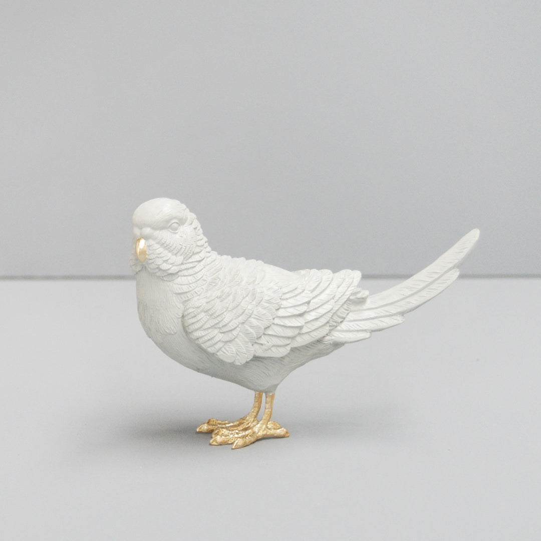 White Moose | Budgie - Grey/Gold | Shut the Front Door