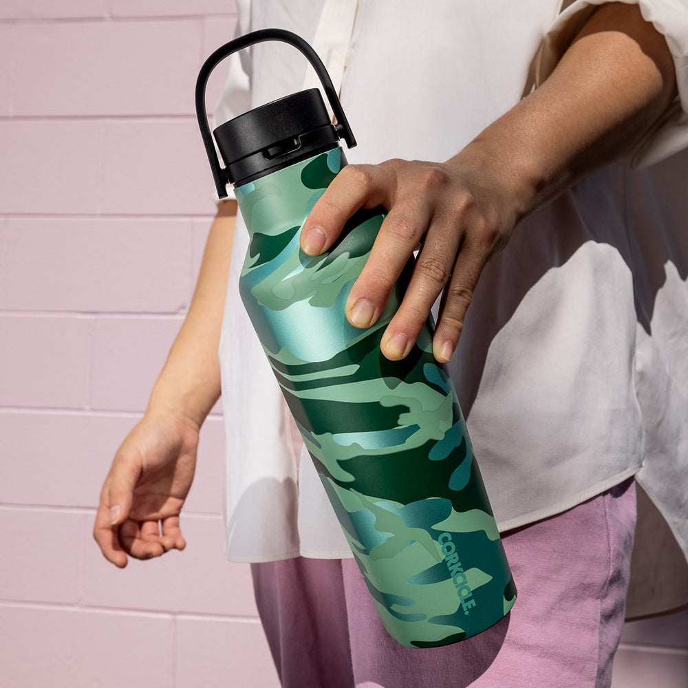 Corkcicle | Corkcicle Camo Sports Canteen 600ml - Jade | Shut the Front Door