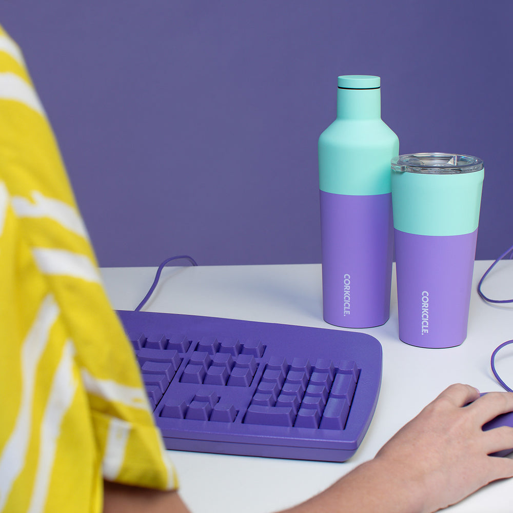 Corkcicle | Corkcicle Colour Block Canteen 475ml - Mint Berry | Shut the Front Door