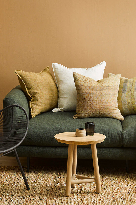 Baya | Cassia Cushion 55x55cm - Almond | Shut the Front Door