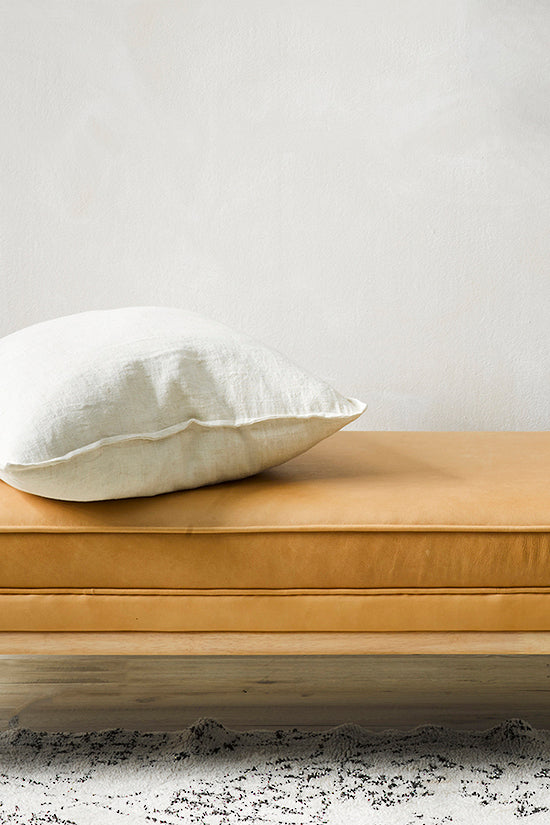 Baya | Cassia Cushion 55x55cm - Almond | Shut the Front Door