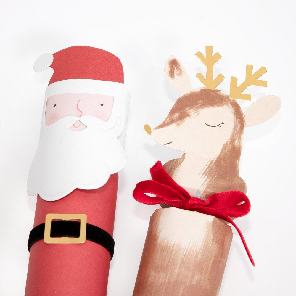 Meri Meri | Christmas Character Large Crackers | Shut the Front Door