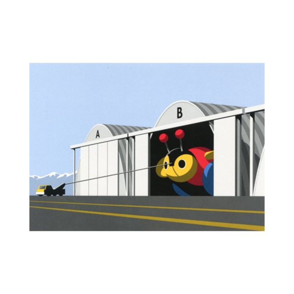 Glenn Jones Art | Card Secret Hangar G. Jones Blank | Shut the Front Door