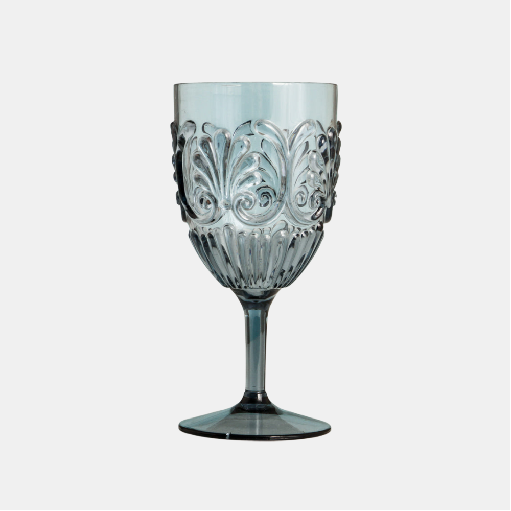 INDIGO LOVE | Flemington Acrylic Wine Glass - Blue | Shut the Front Door