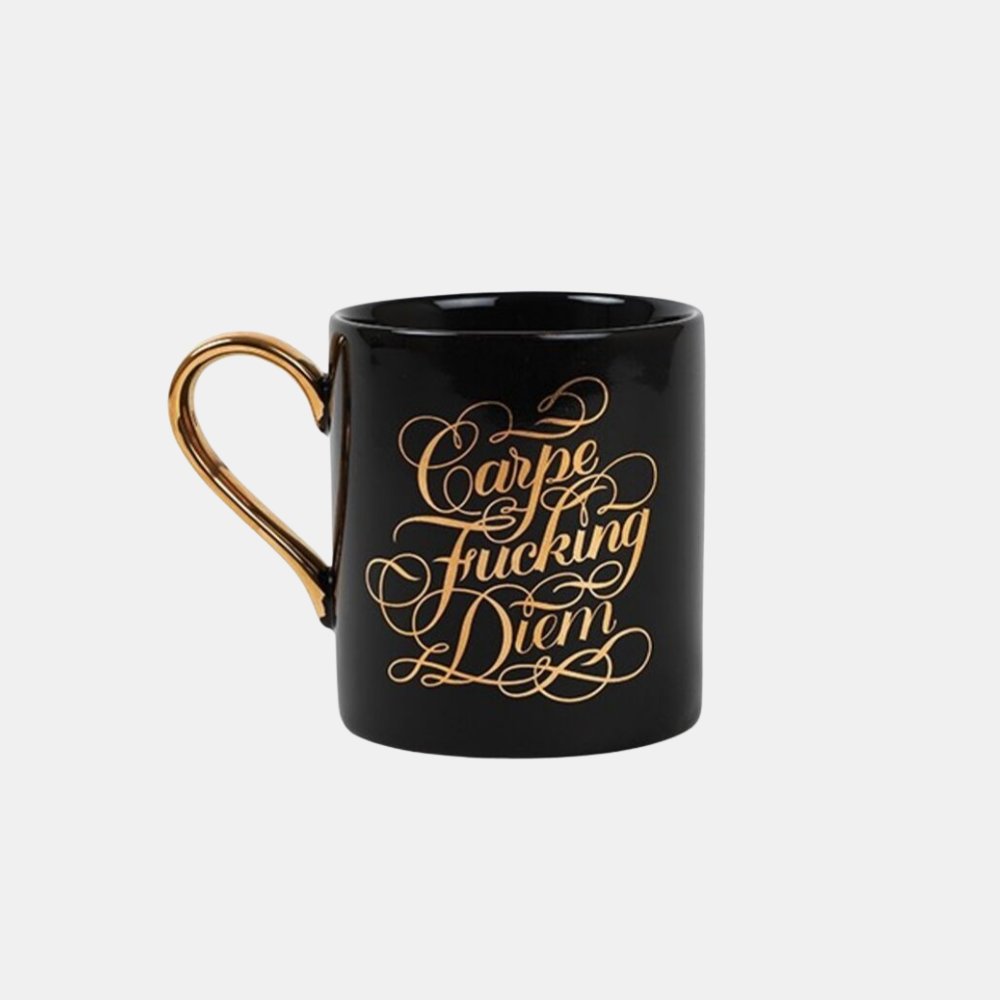 Chronicle Gift | Carpe Fucking Diem Ceramic Mug | Shut the Front Door