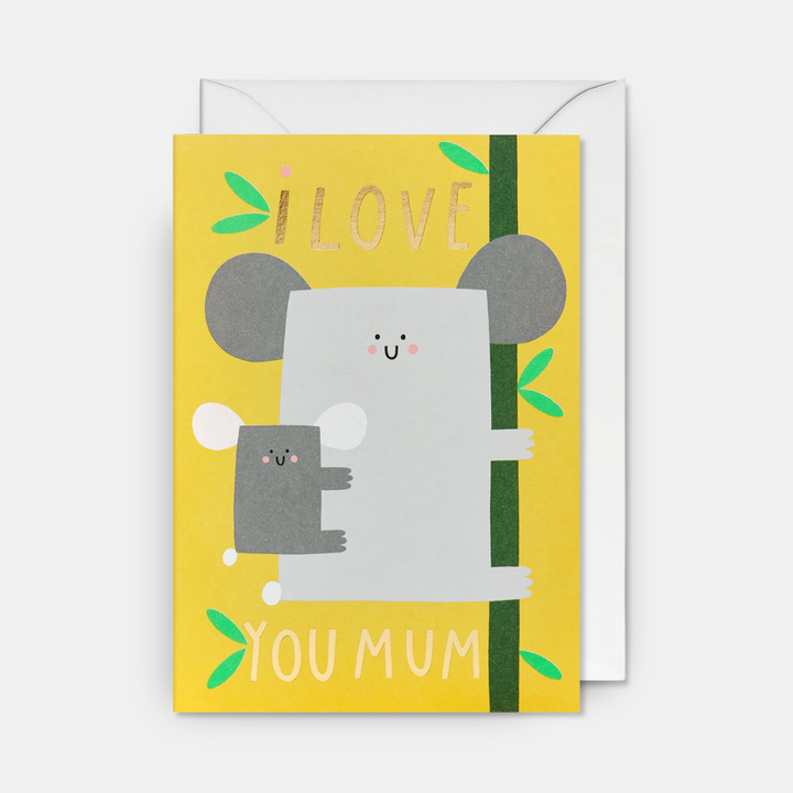 Lagom | Card I Love You Mum Greeting | Shut the Front Door