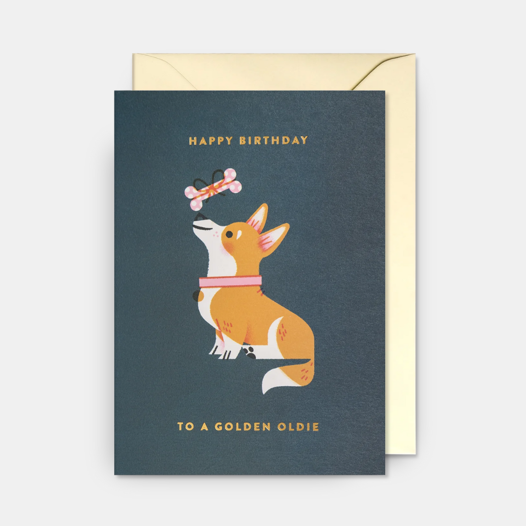 Lagom | Card Happy Birthday to a Goldie Oldie | Shut the Front Door