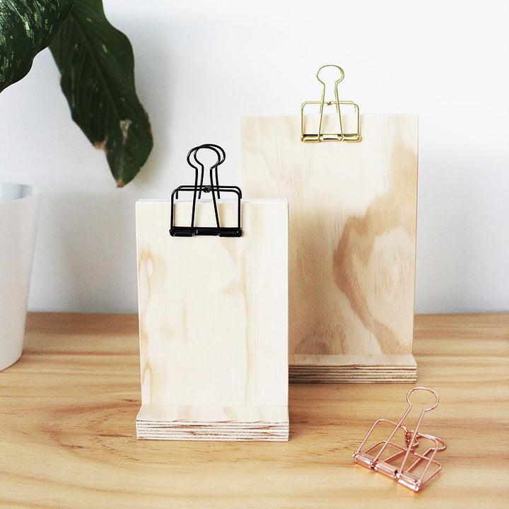 MOOD | Clip Stand Large A4 BLACK | Shut the Front Door