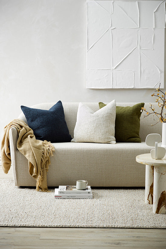 Mulberi | Cyprian Cushion 50x50cm - Midnight | Shut the Front Door