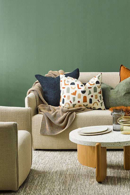 Mulberi | Cyprian Cushion 50x50cm - Midnight | Shut the Front Door