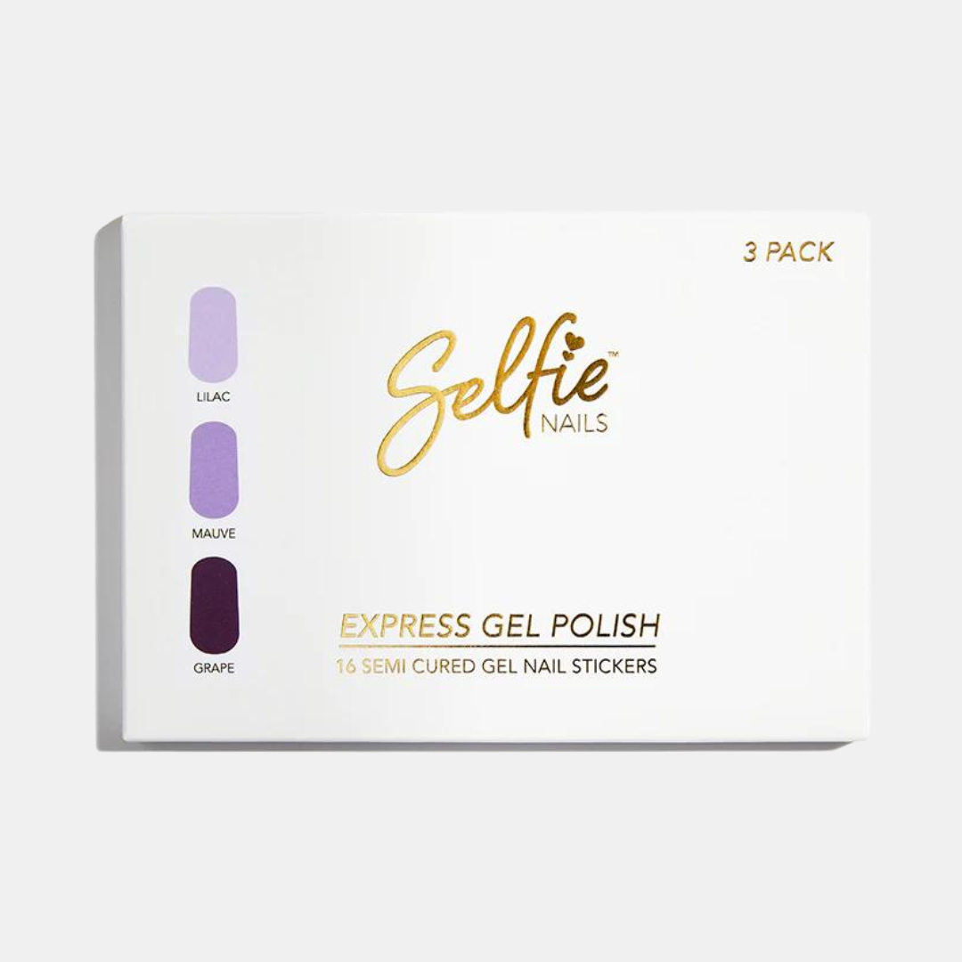Selfie Nails | Express Gel Polish - Lilac/Mauve/Grape | Shut the Front Door