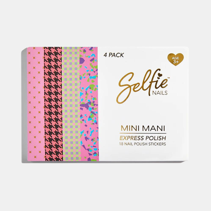 Selfie Nails | Express Mini Mani - Houndstooth | Shut the Front Door