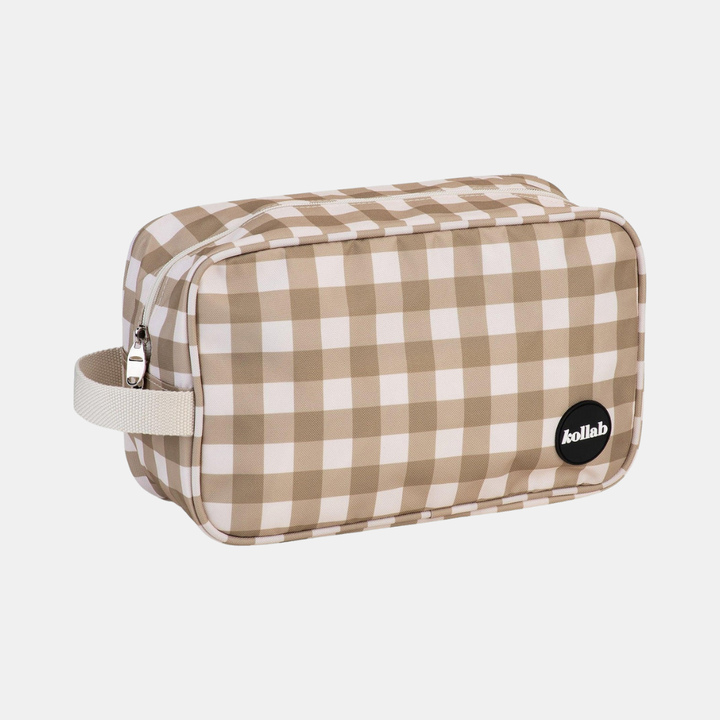 Kollab | Holiday Travel Bag - Olive Check | Shut the Front Door