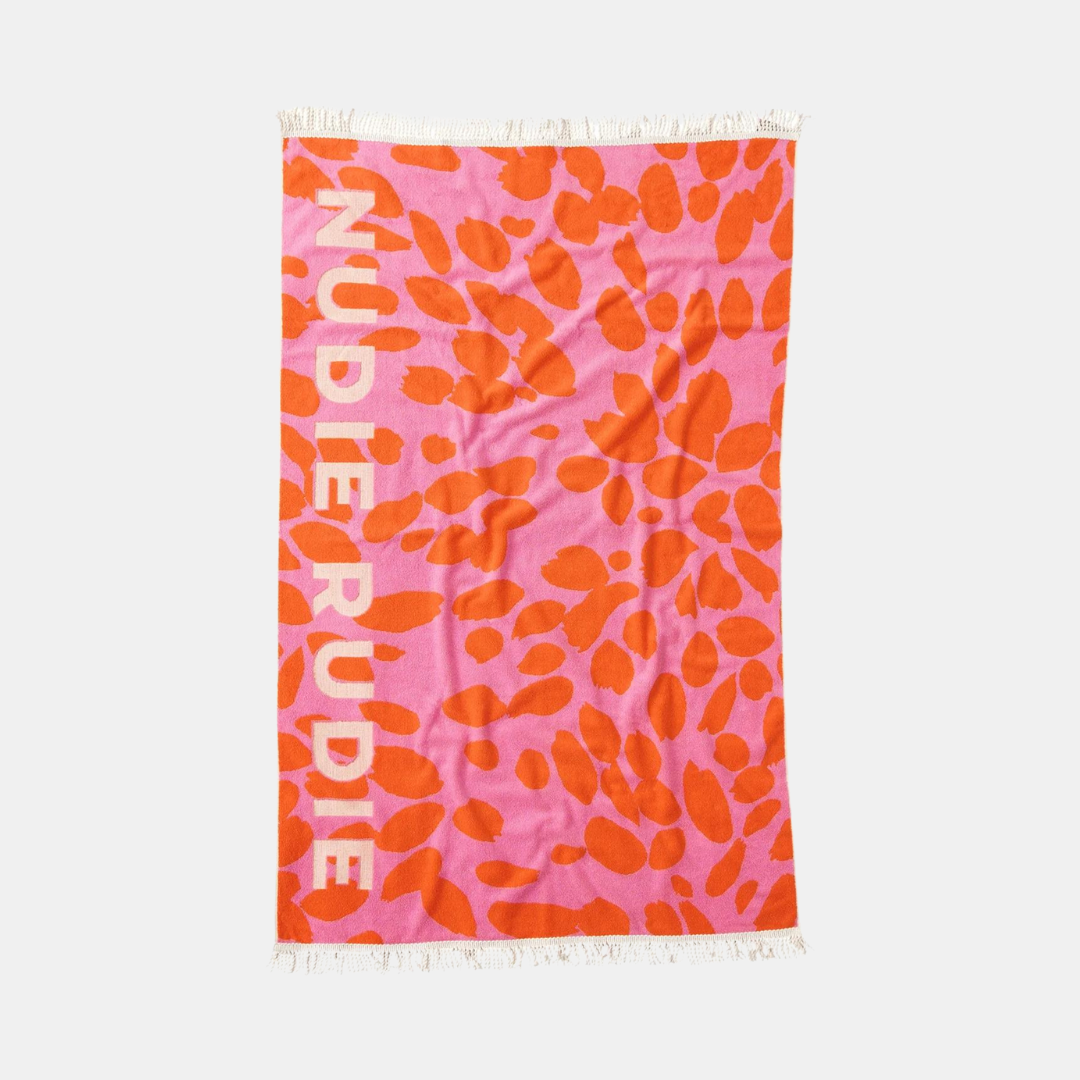SAGE & CLARE | Hermosa Nudie Rudie Towel - Dahlia | Shut the Front Door