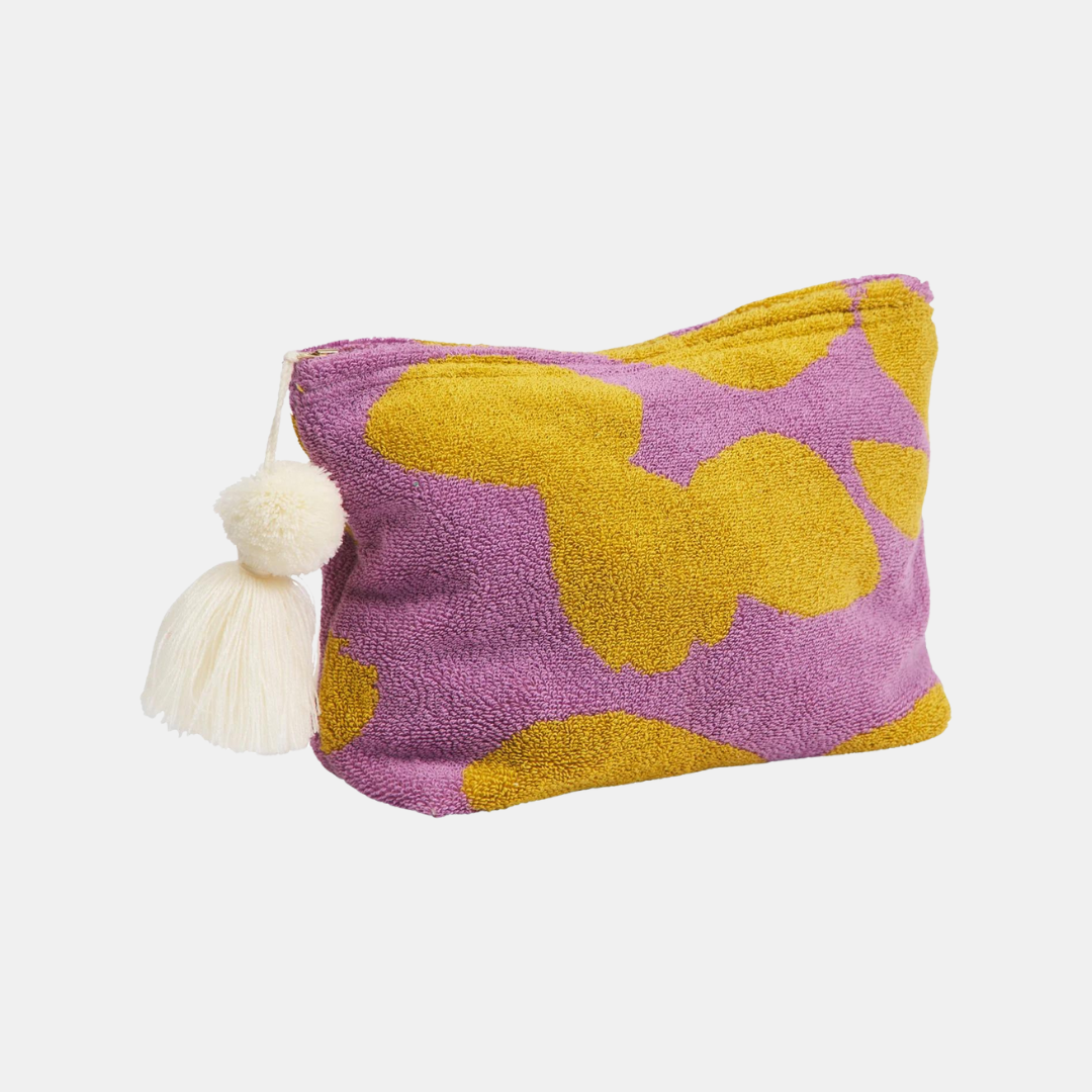 SAGE & CLARE | Hermosa Terry Pouch Small - Turmeric | Shut the Front Door