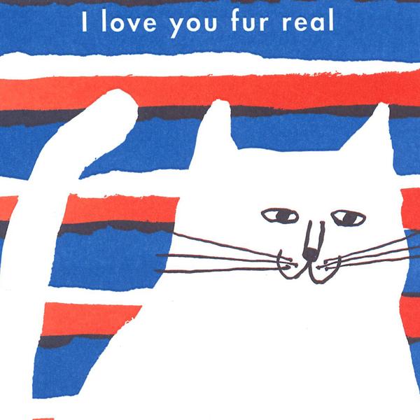 Egg Press | Love You Fur Real Card | Shut the Front Door