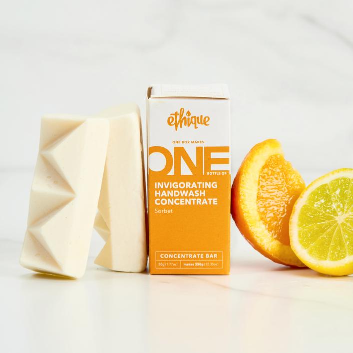 Ethique | Invigorating Handwash Concentrate Sorbet | Shut the Front Door