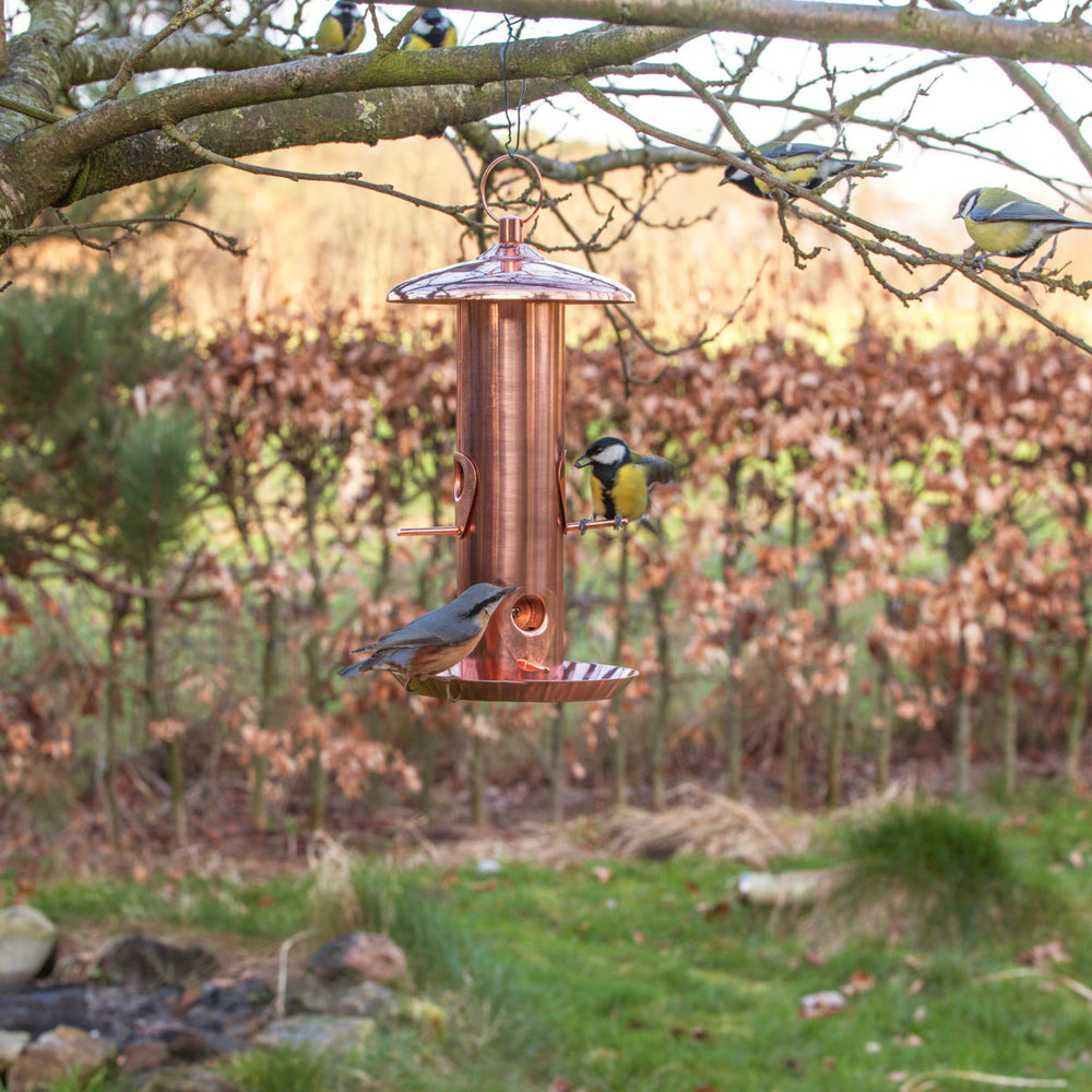 Esschert Design | Copper Bird Feeder | Shut the Front Door