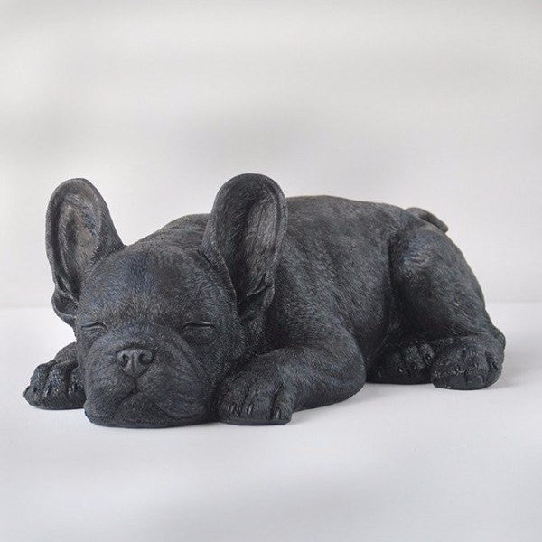 White Moose | Sleeping Frenchie BLACK | Shut the Front Door