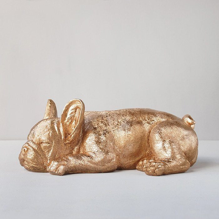 White Moose | Sleeping Frenchie GOLD | Shut the Front Door