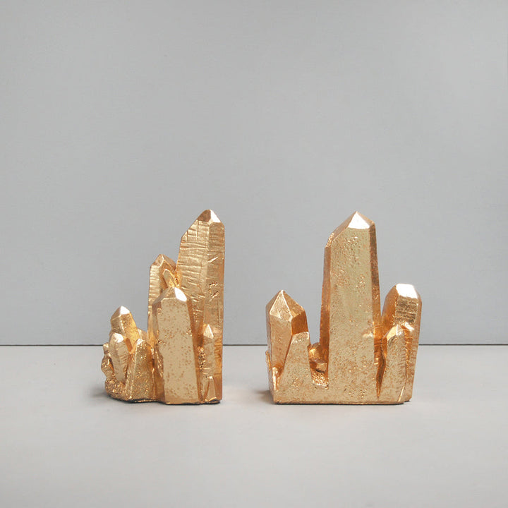 White Moose | Geo Bookends - Gold Foil | Shut the Front Door