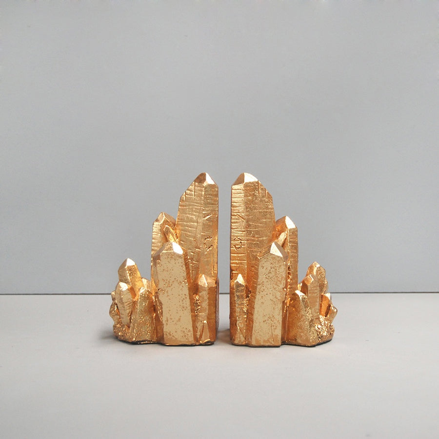 White Moose | Geo Bookends - Gold Foil | Shut the Front Door