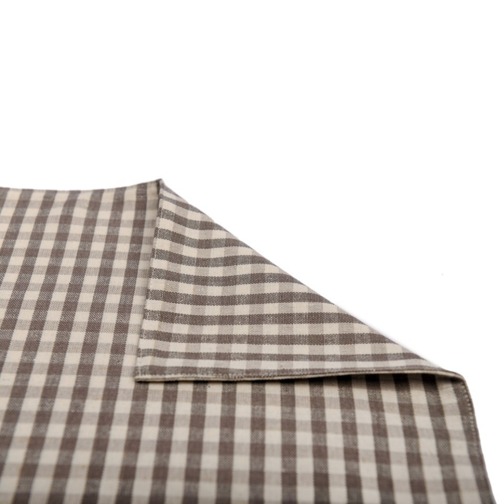 Raine & Humble | Gingham Placemat S/4 - Ash | Shut the Front Door