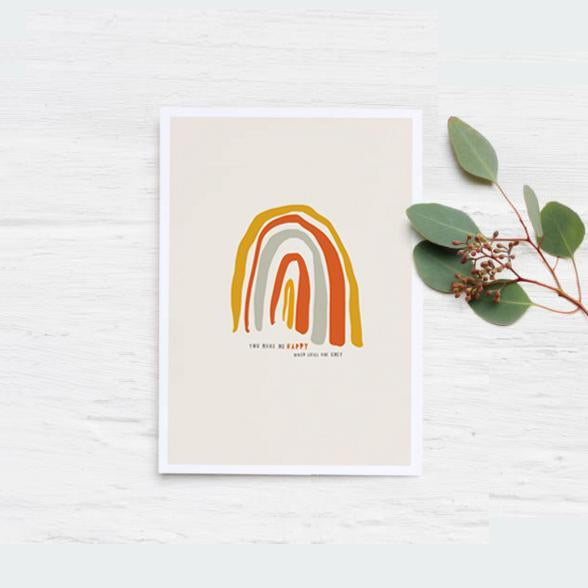 MAIKO NAGAO | Happy Rainbow Print A3 *Excludes Frame* | Shut the Front Door