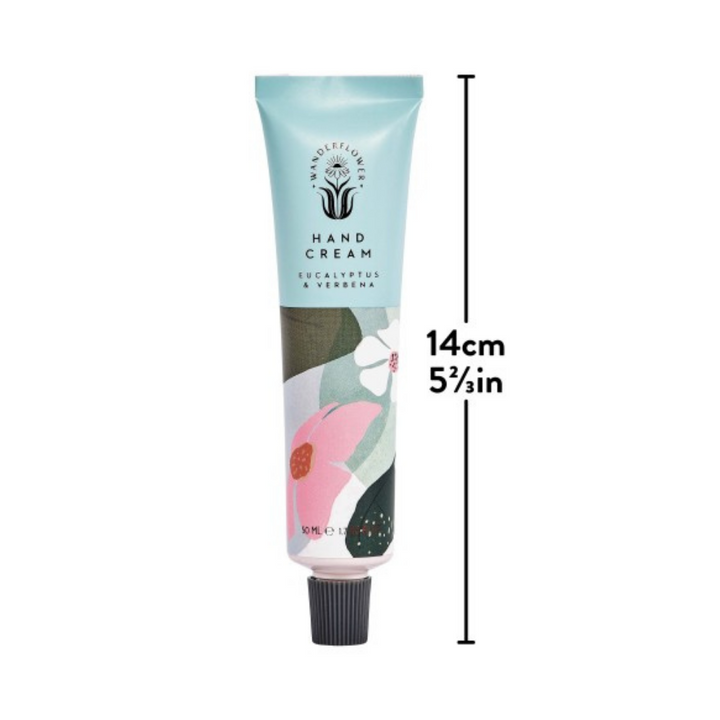 Wanderflower | Hand Cream 50ml - Eucalyptus & Verbena | Shut the Front Door