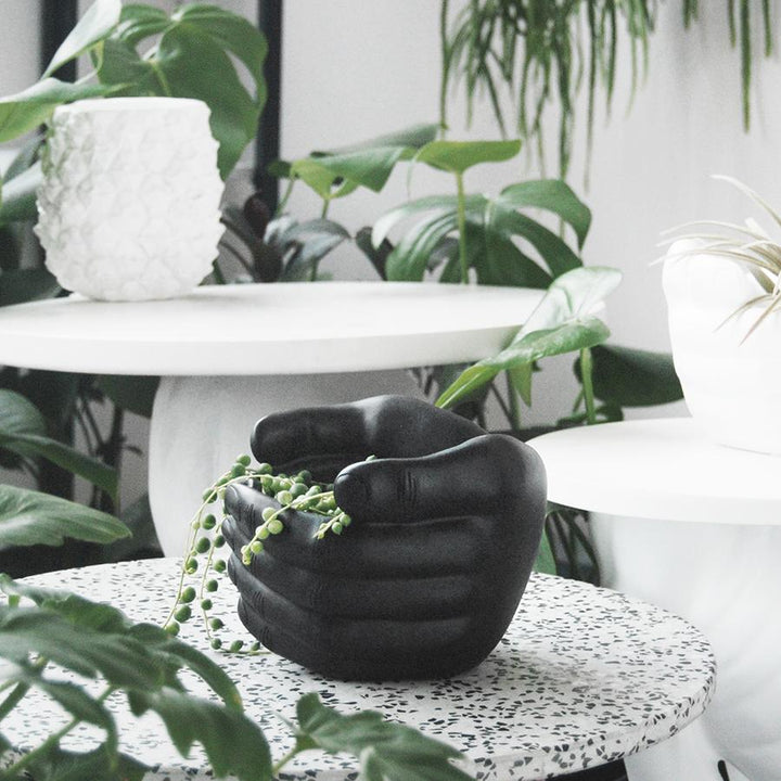 White Moose | Hand Planter - Black | Shut the Front Door