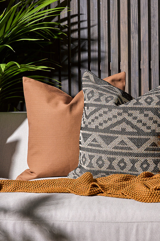 Mulberi | Harlow Cushion 50x50cm - Cumin | Shut the Front Door