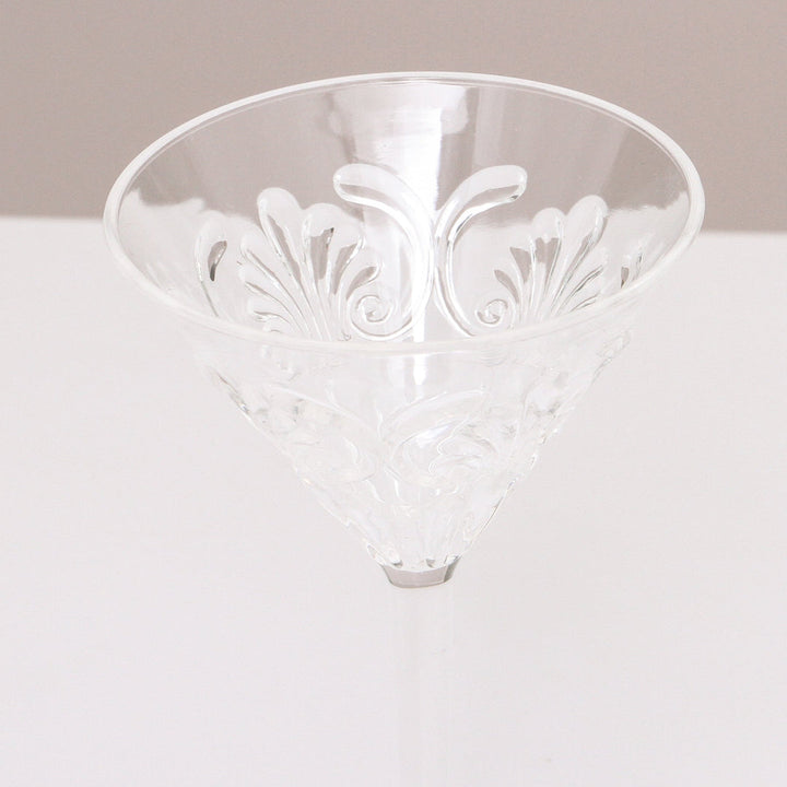 INDIGO LOVE | Flemington Acrylic Martini Glass - Clear | Shut the Front Door