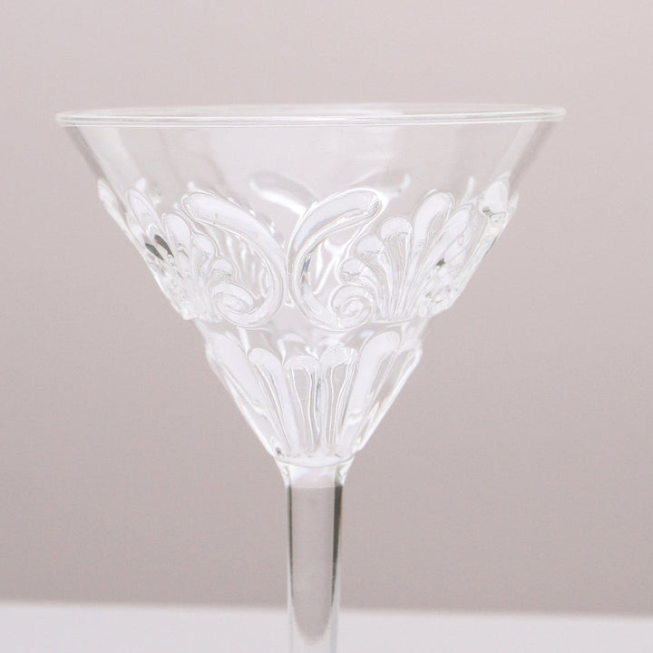 INDIGO LOVE | Flemington Acrylic Martini Glass - Clear | Shut the Front Door