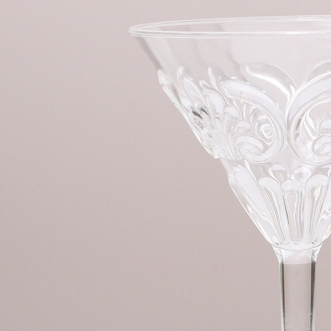 INDIGO LOVE | Flemington Acrylic Martini Glass - Clear | Shut the Front Door