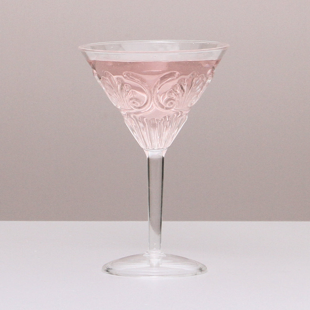 INDIGO LOVE | Flemington Acrylic Martini Glass - Clear | Shut the Front Door