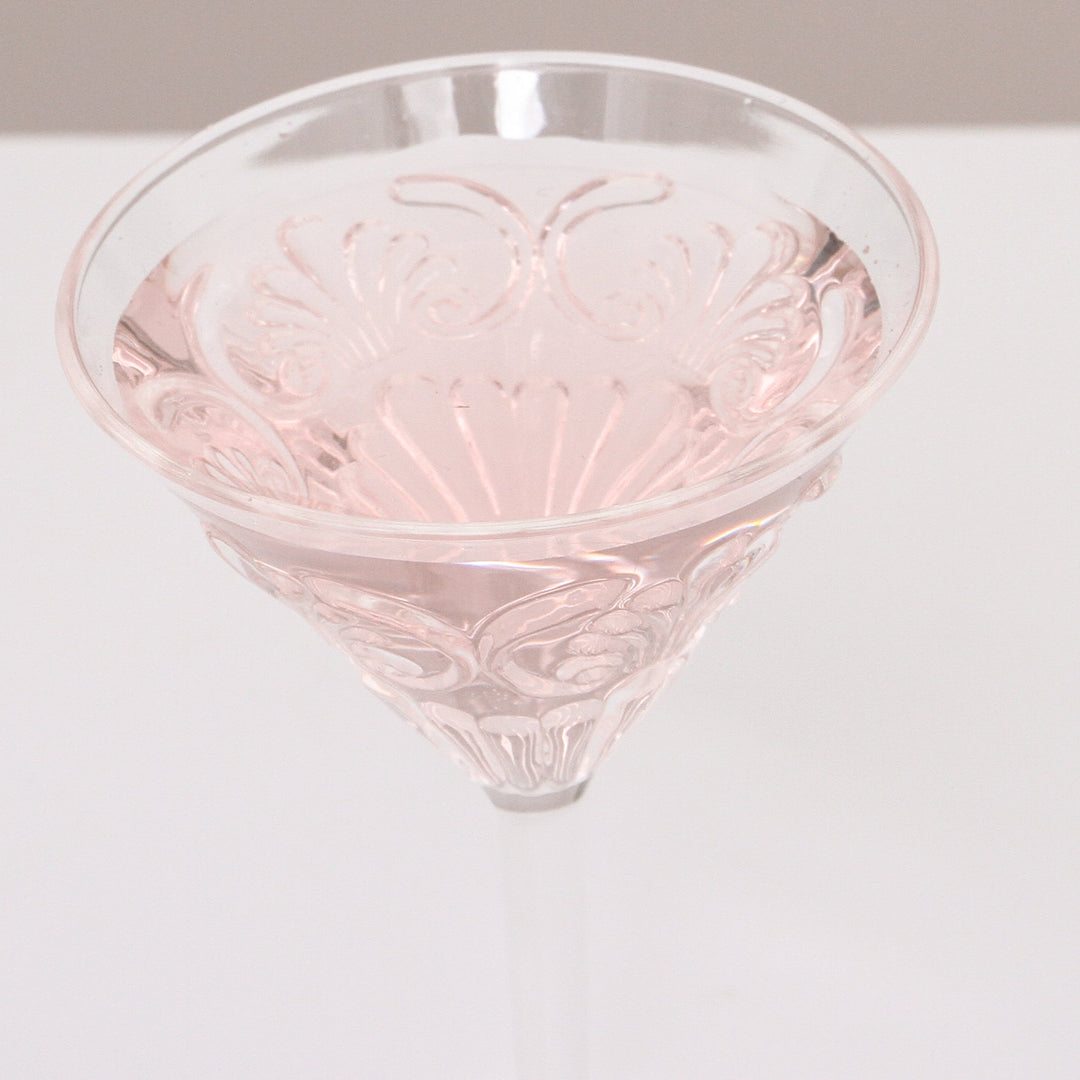 INDIGO LOVE | Flemington Acrylic Martini Glass - Clear | Shut the Front Door