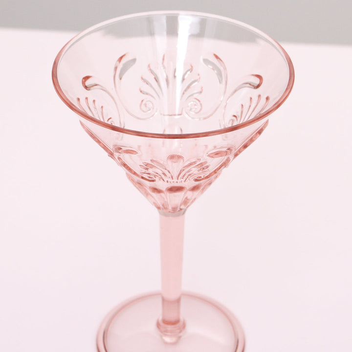 INDIGO LOVE | Flemington Acrylic Martini Glass - Pink | Shut the Front Door