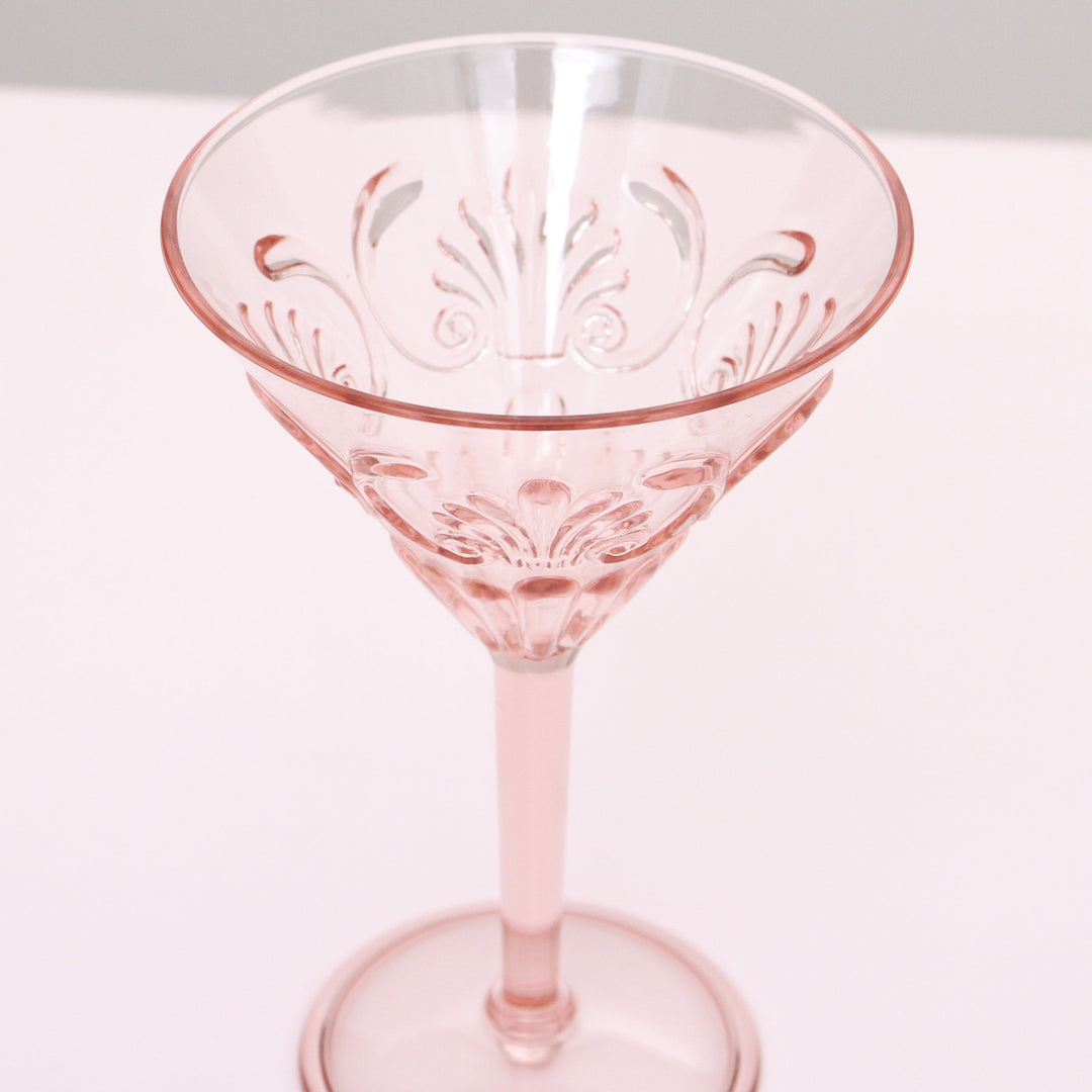 INDIGO LOVE | Flemington Acrylic Martini Glass - Pink | Shut the Front Door